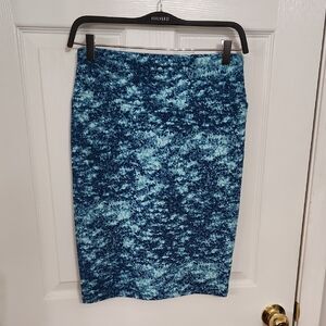 Forever 21 Blue Patterned Women's Skirt
